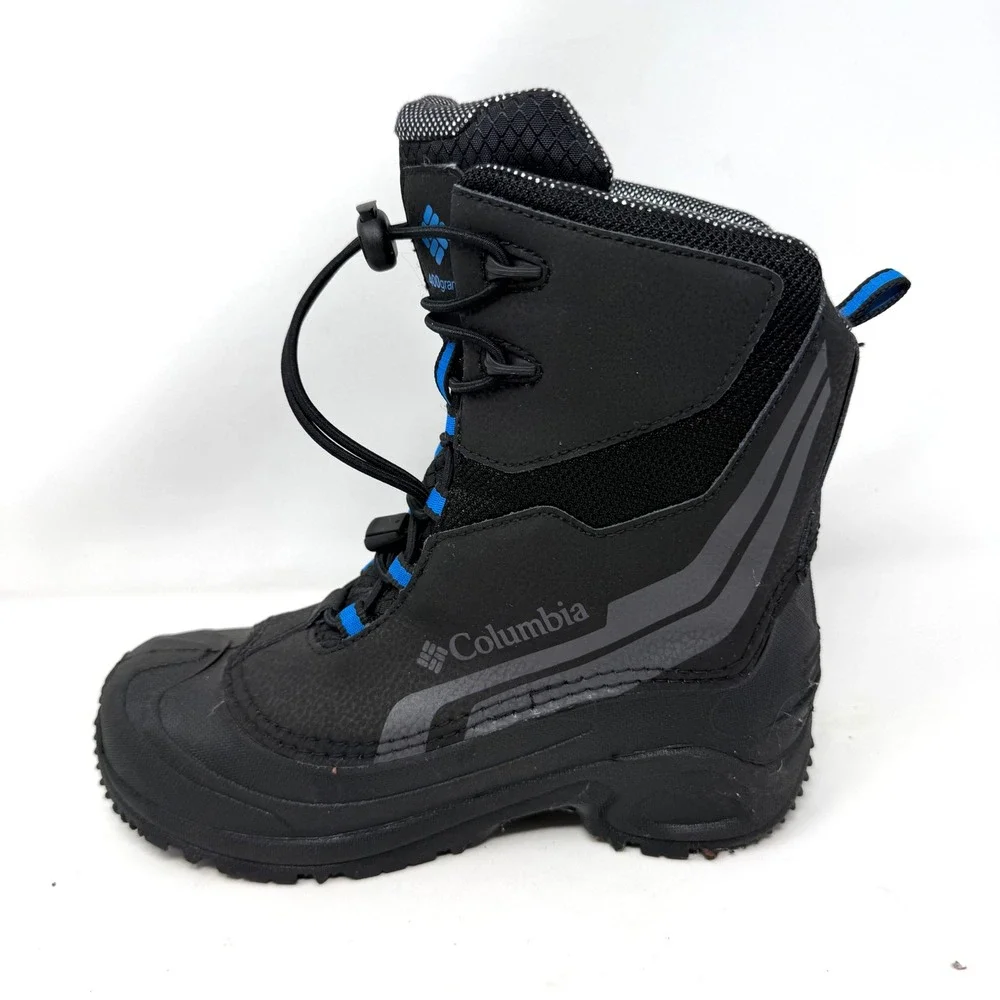 Columbia Kids Rope Tow Kruser 2 Waterproof 400g Snow Boots Black Blue Size 5